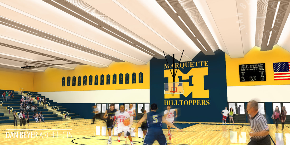 Marquette High School Gymnasium Renovation Portfolio Image 1
